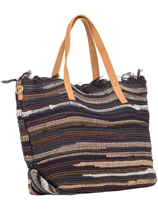 V-store Fabric Beach Bag Multicolour