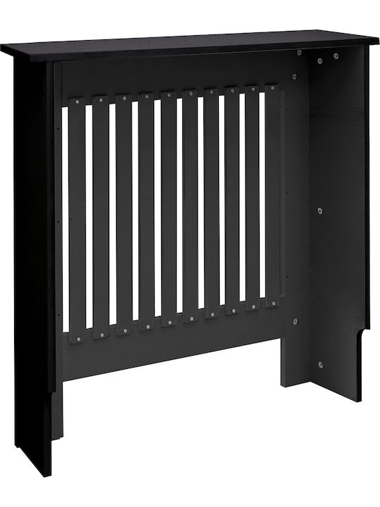 ECD Germany Country Style Radiator Cover from MDF Black 78x19x82cm