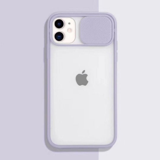 Technovo Camera Protection Задна корица Пластмаса Лилав (iPhone 12 / 12 Pro)