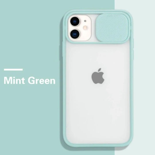 Technovo Camera Protection Umschlag Rückseite Kunststoff Grün (iPhone 12 / 12 Pro)