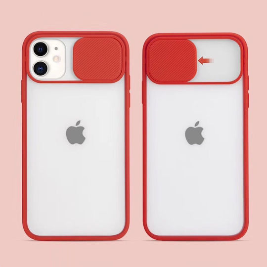 Technovo Camera Protection Back Cover Plastic Red (iPhone 11 Pro Max)
