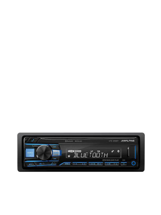 Alpine Ηχοσύστημα Αυτοκινήτου 1DIN (Bluetooth/USB) με Αποσπώμενη Πρόσοψη