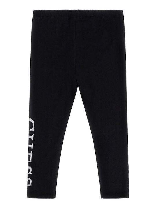 Kids Long Leggings Top Black