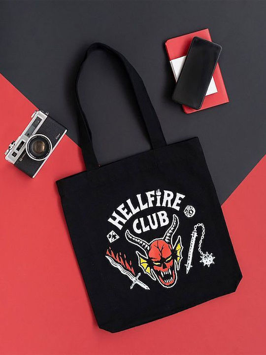 Grupo Erik Cotton Shopping Bag in Black color