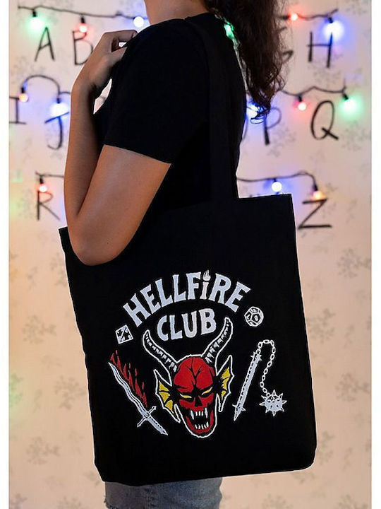 Grupo Erik Cotton Shopping Bag in Black color