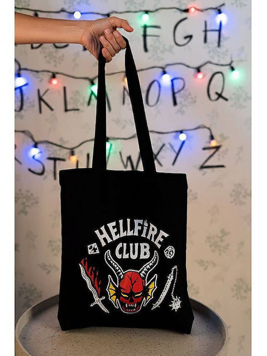 Grupo Erik Cotton Shopping Bag in Black color