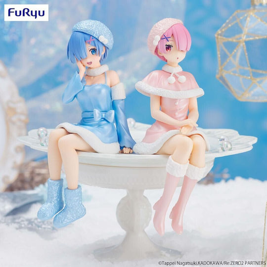 FuRyu Re Viața De Început Zero În Altă Lume Ram Zăpadă Figurine Colectabile 14cm