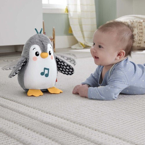 Fisher Price Ζωάκι Πιγκουινάκι από Ύφασμα με Ήχους