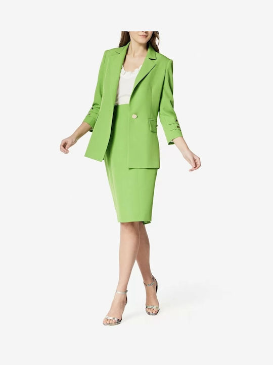 Forel Blazer pentru femei Crepe Sacou Bej