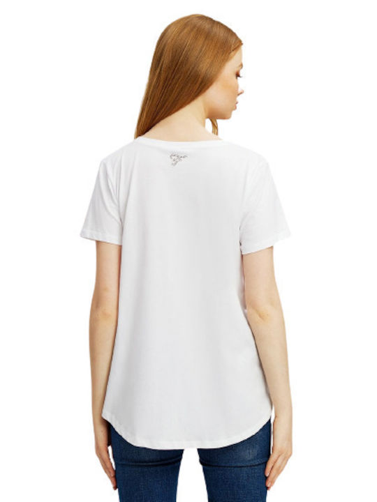 Forel Γυναικείο T-shirt Λευκό