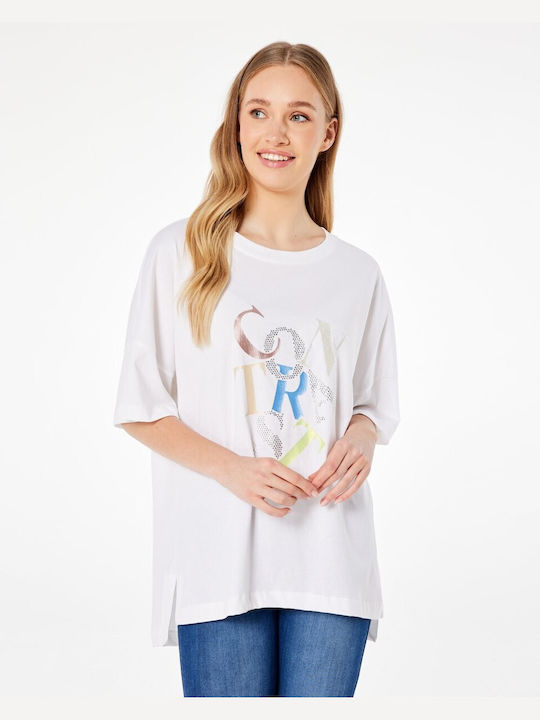 Forel Damen T-shirt Weiß