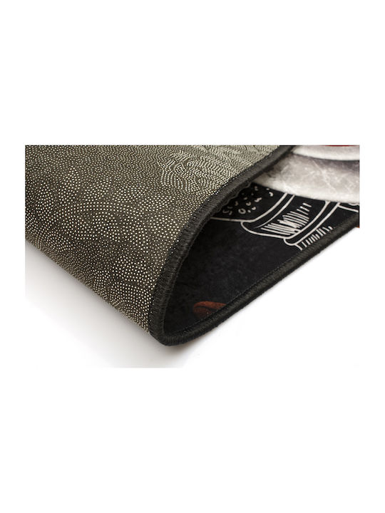 Dimcol Coffee Menu 263 Kitchen Mat Runner with Anti-slip Underlay Multi 67x150εκ.