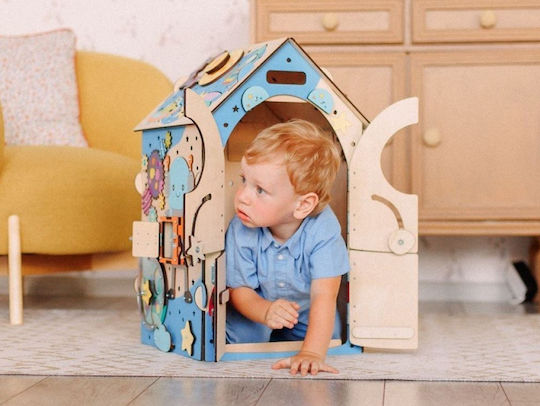 Eli Neli Baby Toy Activity House made of Wood with Lights for 24++ Months