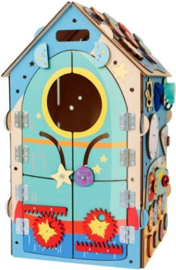 Eli Neli Baby Toy Activity House made of Wood with Lights for 24++ Months