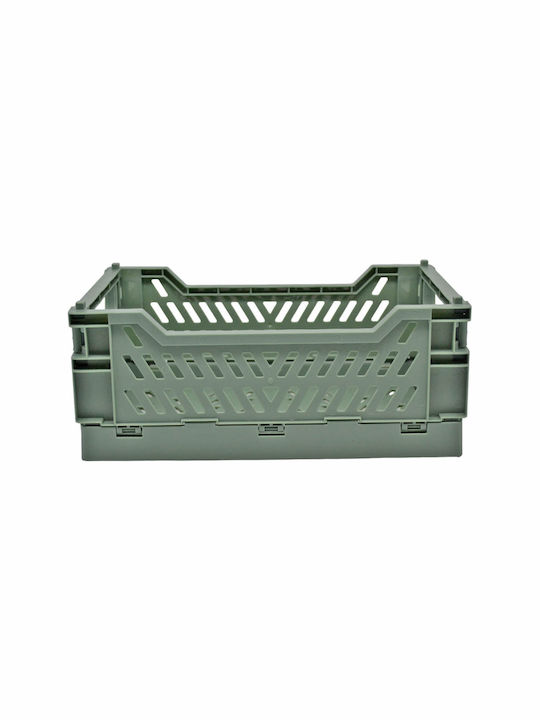 Ankor Plastic Storage Basket Green 12lt