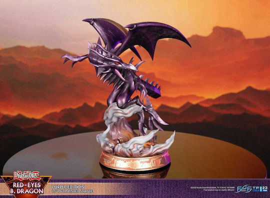 First 4 Figures Yu-Gi-Oh Red-Eyes B. Dragon Purple Color Collectible Figure 33cm
