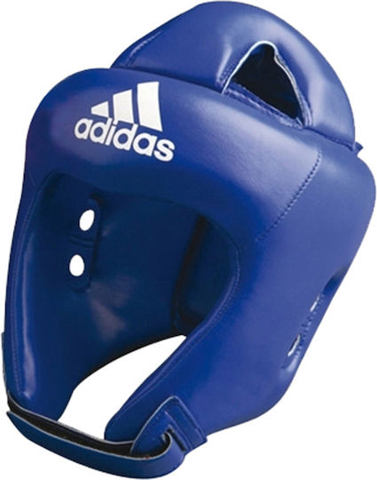 adidas Rookie Kids Open Face Boxing Headgear Synthetic Leather Blue