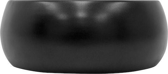 ML-Design Deasupra Blatului Chiuvetă Ceramică 40x40x15.5cm Negru