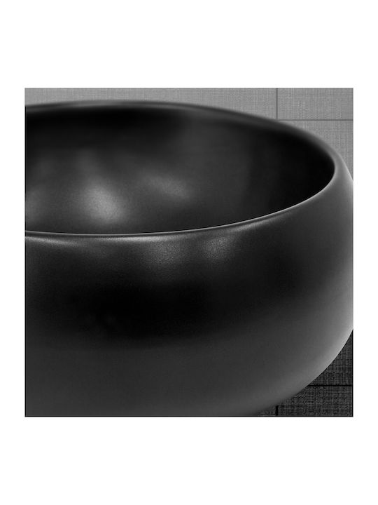 ML-Design Надеждна мивка Керамика 40x40x15.5см Черен