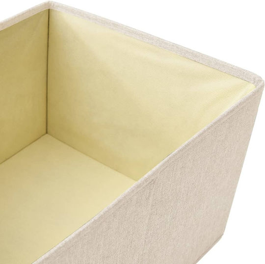vidaXL Paper Storage Box with Lid Transparent 3pcs