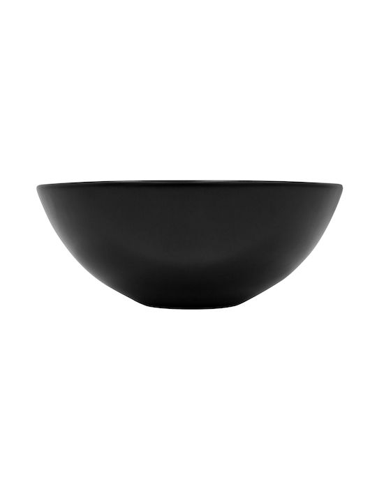 ML-Design Deasupra Blatului Chiuvetă Ceramică 28x28x15cm Negru