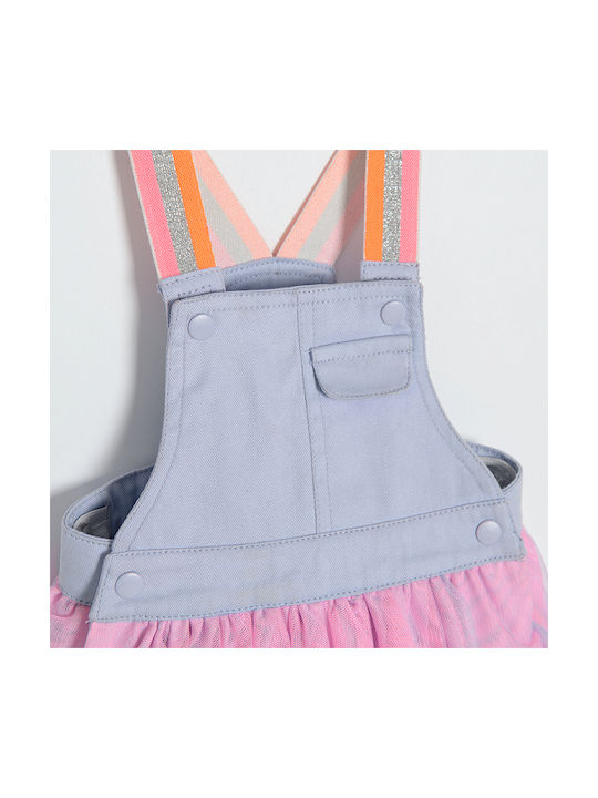 Cool Club Kids Skirt Overalls Pink