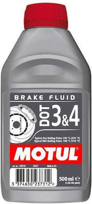 Motul Dot 3&4 Bremsflüssigkeit DOT 4 Bremsflüssigkeit 500ml 500ml