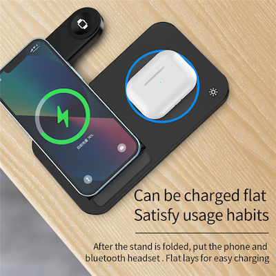 Techsuit Charging Stand in Black color (CHWR084)