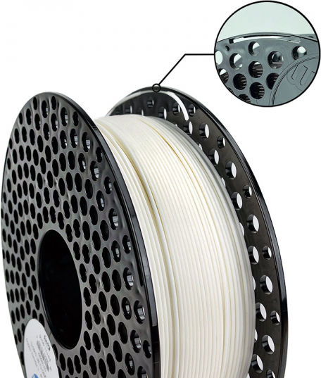 Azurefilm PLA 3D Printer Filament 1.75mm Foggy White 1kg