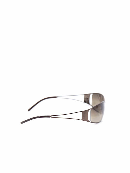 Loewe Unisex Sunglasses with Brown Metal Frame and Brown Gradient Lens SLW128 K01