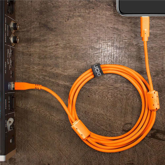 UDG U96001 USB 2.0 Cable USB-C Male - USB-B Orange 1.5m U96001OR