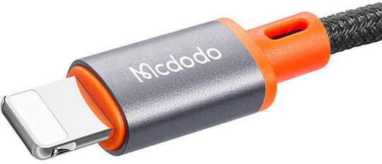 Mcdodo Braided 3.5mm to Lightning Cable Μαύρο 1.8m (CA-0890)