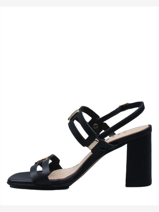 Leder Sandalen Schwarz