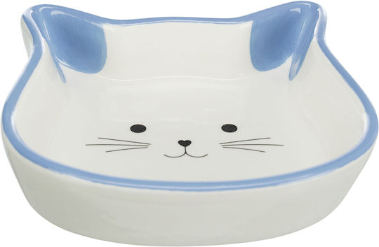 Trixie Keramik Platte Futter & Wasser für Hund & Katze 12cm in Weiß Farbe