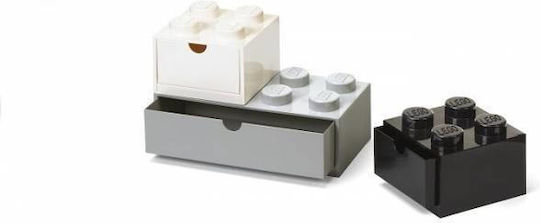 LEGO Παιδικό Κουτί Αποθήκευσης από Πλαστικό Λευκό 3τμχ