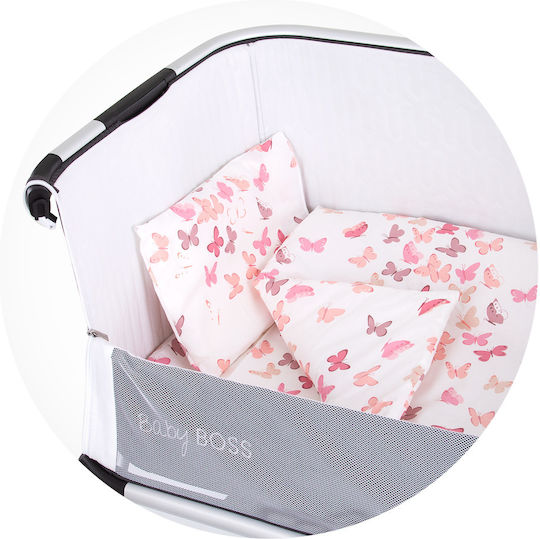 Chipolino Set Für Wiege Butterflies Weiß 4Stück