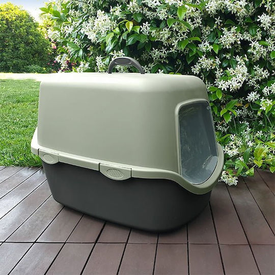 Stefanplast Cathy Cat Toilet Closed Green L56 x W40 x H40cm