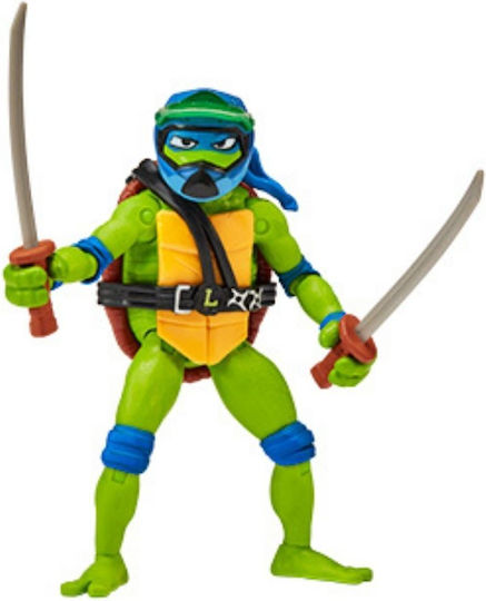 Action Figure Mutant Mayhemn Teenage Mutant Ninja Turtles Ninja Kick Cycle with Leonardo for 4+ years old Years