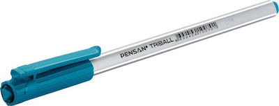 Pensan TRIBAL Stift Rollerball nullmm mit Türkis Tinte