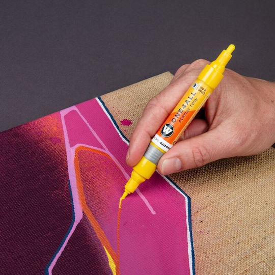 Molotow One4all Ακρυλικός Μαρκαδόρος Πορτοκαλί 4mm