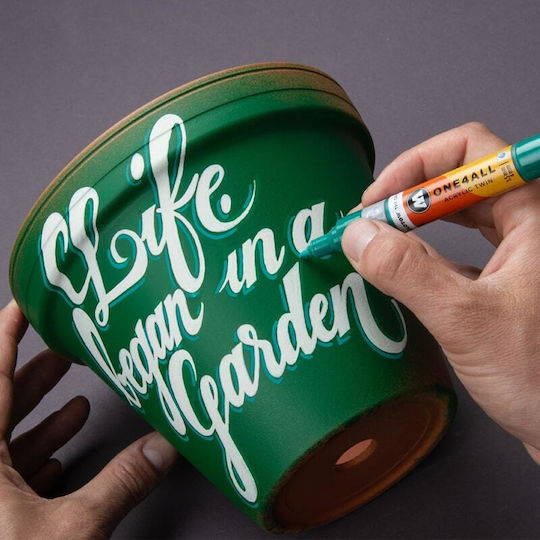 Molotow One4all Marker Acrilic 2mm Portocaliu
