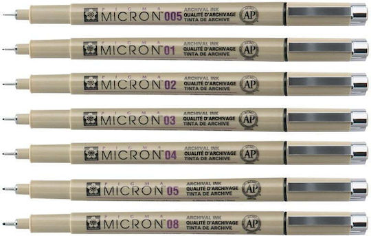 Sakura Pigma Micron 005 Marker de desen 0.2mm Verdes 1buc