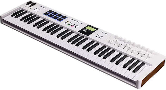 Arturia Midi Keyboard KeyLab Essential MKIII with 61 Keyboard White