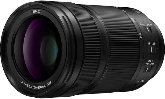 Panasonic Full Frame Camera Lens Lumix S 70-300mm F4.5-5.6 O.I.S. Macro / Tele Zoom for Leica L Mount Black