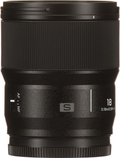 Panasonic Full Frame Camera Lens Lumix S 18mm f/1.8 Wide Angle for Leica L Mount Black