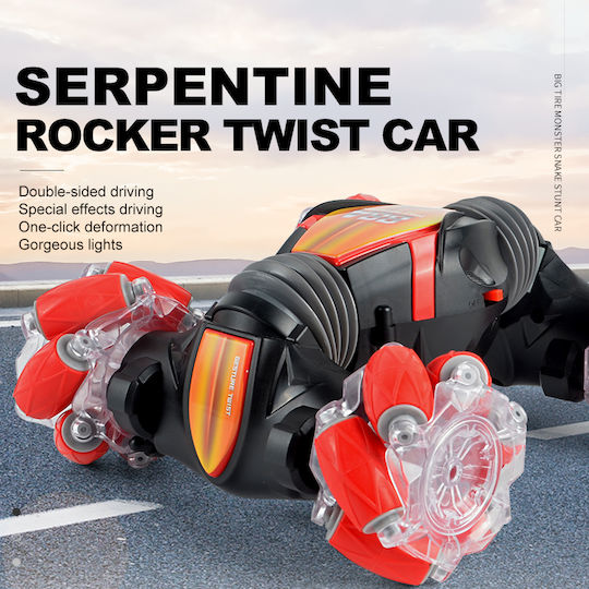 Mobile Gesture Sensing Mini Teleghidat Mașină Stunt Roșu