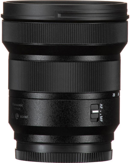 Panasonic Full Frame Φωτογραφικός Φακός Lumix 14-28mm f/4-5.6 Macro / Wide Angle Zoom για Leica L Mount Μαύρος