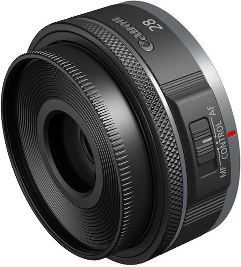 Canon Full Frame Φωτογραφικός Φακός RF 28mm f/2.8 STM Pancake / Wide Angle για Canon RF Mount Μαύρος