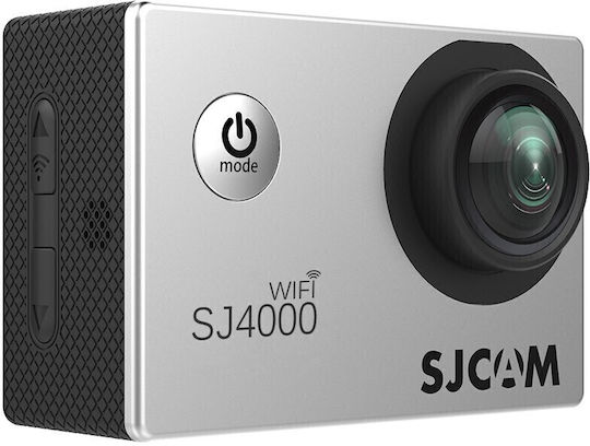 SJCAM SJ4000 Action Camera Full HD (1080p) Υποβρύχια (με Θήκη) Standard και Wi-Fi Ασημί