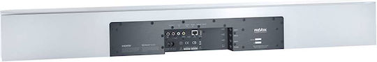 Revox Studioart S100 Soundbar 3.1 Bluetooth, HDMI και Wi-Fi 210W με Τηλεχειριστήριο Λευκό